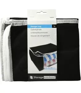 Sac De Rangement Noir 60X30X45Cm