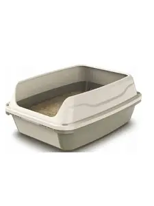 LITIERE 56X40X25CM AVEC REBORD HAUT
