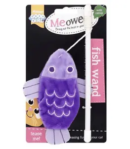 Jouet pour chat forme poisson 14 cm