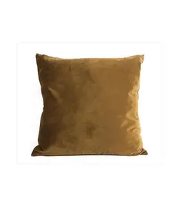Coussin carola brun 50 x 50 cm