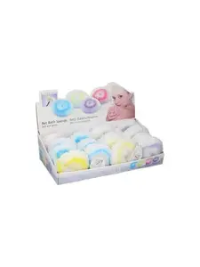 Eponge Fleur De Bain 50Gr 4Ass