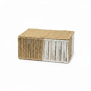 PANIER EN CORDE DE PAILLE35x24x16 CM