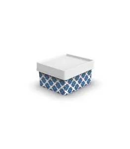 Boite de rangement motif porcelaine 1l