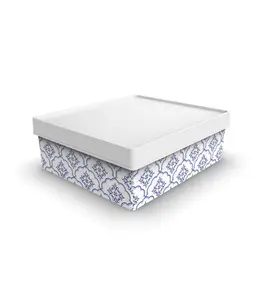 Boite de rangement motif porcelaine 6l