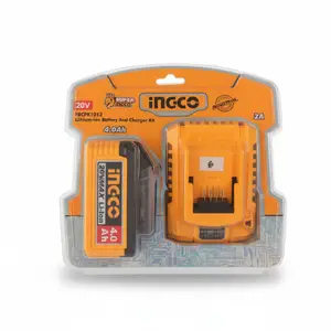 PACK 1 BATTERIE 20V 4AH + 1 CHARGEUR RAPIDE SI