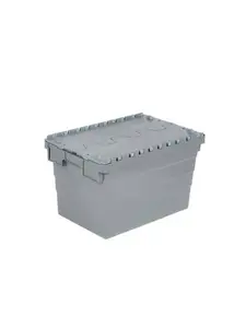 Boîte En Plastique Fermée 40 X 60 X 45,5 Cm Grise