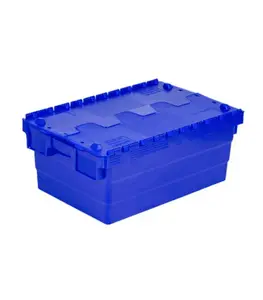 Boite En Plastique Fermée 40X60X35Cm Bleu