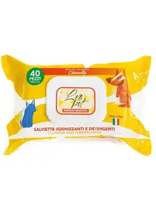 lingettes hygiéniques et nettoyantes à la citronnelle 40 pièces
