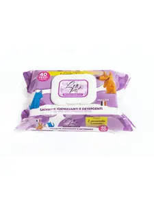 Lingettes hygiéniques et nettoyantes quotidien à la lavande 40 pièces
