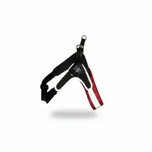 HARNais RÉGLABLE EN PVC NYLON&MAILL ROUG 4 50-60CM
