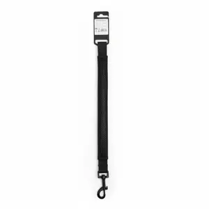 LAISSE EN NYLON ET MAILLE NOIR M 120X2,0 CM