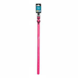 COLLIER EN BIOTHÈNE NEON FUCSIA 50X2,0 CM