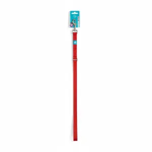 LAISSE EN NYLON ROUGE M 120X2,0 CM
