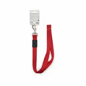 LAISSE EN NYLON ROUGE L 120X2,5 CM