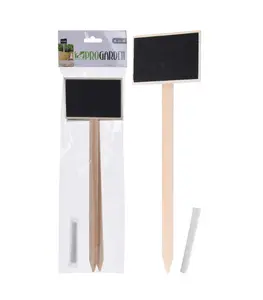 Set De 2 Étiquettes Pour Plantes Avec Craie