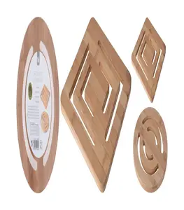 Sous-verre en bambou 2 assortis