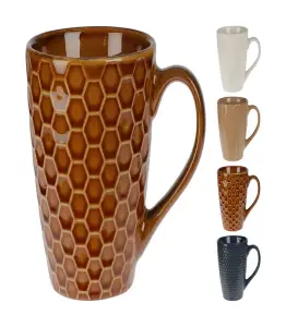 Tasse en grès 200ml 4 assorties