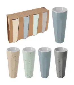 Set de 4 tasses en porcelaine 250ml