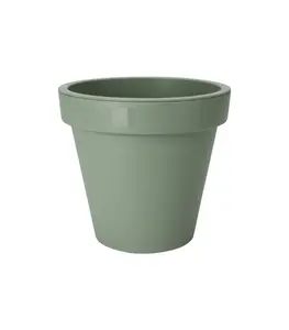 Pot De Fleurs Rond Vert 40Cm