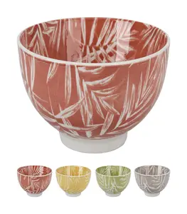 Bol en porcelaine 16cm 4 assorties