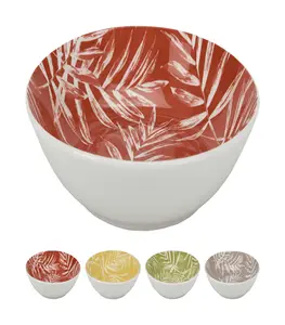 Assiette profonde 20cm 4 assorties