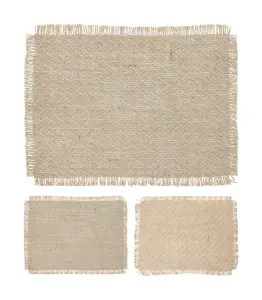 Set de table jute 45x30cm 2 assorties