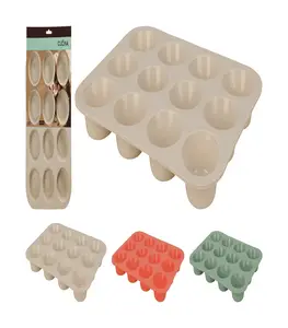 Moule à muffins cupcakes en silicone 33 x 25 x 3cm