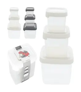 Set de 3 boîtes de rangement alimentaire 2 assortis