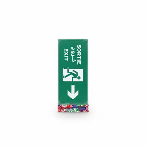 Sortie De Secours A Droite 28,5X12,5 Cm