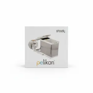 Poubelle Coulis 14+14L Inox 21200