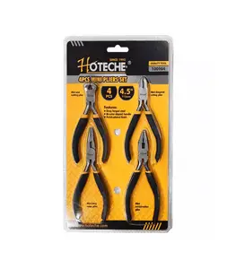 Lot de 4 mini pinces 115mm