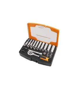 Set de clé à cliquet avec accessoires 37 pièces
