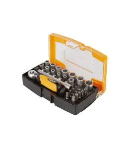 Set de clé à cliquet avec accessoires 25 pièces