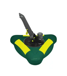 Tete d'aspirateur pivotant triangulaire – couleur vert foncé