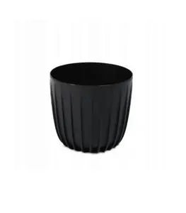 Pot De Fleur Cover Low Mira 200 Mm Noir