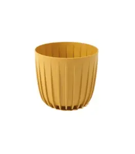 Pot De Fleur Cover Low Mira 20 Cm Ocre