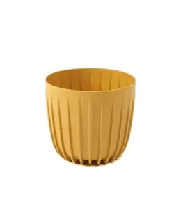 Pot De Fleur Cover Low Mira 240 Mm Ocre