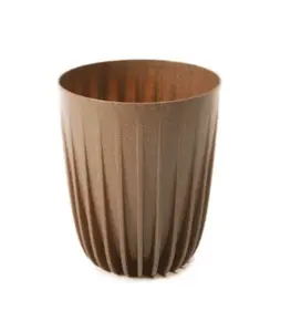 Pot De Fleur Mira Wood 300 Mm Bois Naturel