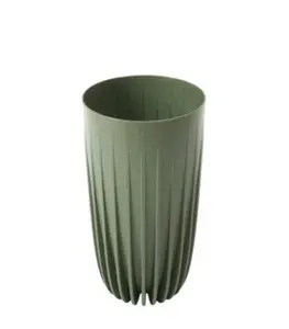 Pot De Fleur Mira Tall Wood 30 Cm Vert Foret