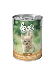Croquettes Humides Pour Chatons Au Poulet Et À La Dinde 415 G