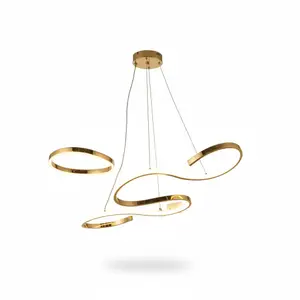 SUSPENSION RISOL OR 600X300MM LED 80 W 3 COULEUR