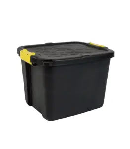 Boîte de rangement en plastique 42 L noir