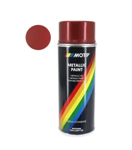 Bombe Aérosol Métallique Rouge 400 Ml
