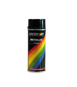 Bombe Aérosol Métallique Noir 400 Ml