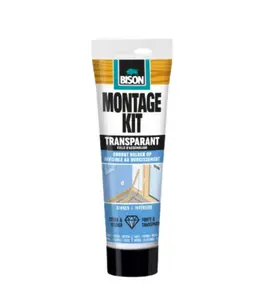 Colle de montage exempte de solvant, à base d'acrylate 250 g Transparent
