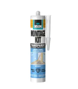Colle de montage transparente, puissante et sans solvant, à base de dispersion acrylique 310g