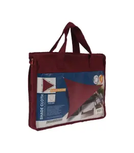 Toile d’ombrage 3,6×3,6×3,6m Rouge