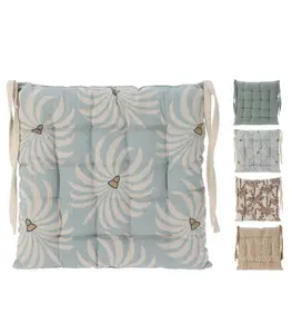 Coussin De Chaise 39 X 39 Cm 4 Assortis