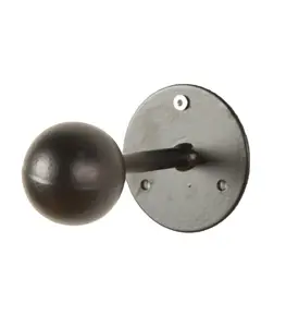 Bouton Mural Felix Noir 12Cm