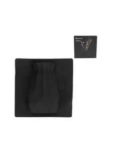 Vase en silicone noir 15 cm